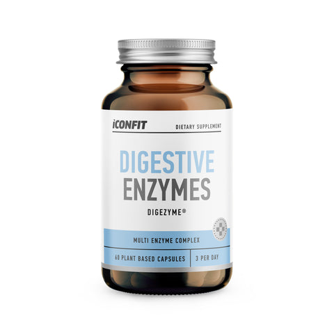ICONFIT Digestive Enzymes 60 kapsulių – virškinimui ir maistinių medžiagų įsisavinimui