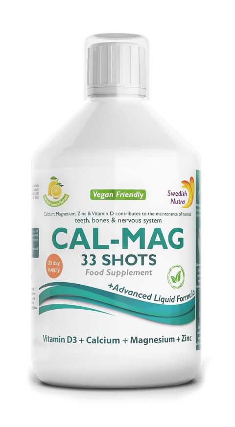 Swedish Nutra „Cal-Mag“ kalcio ir magnio papildai 500 ml