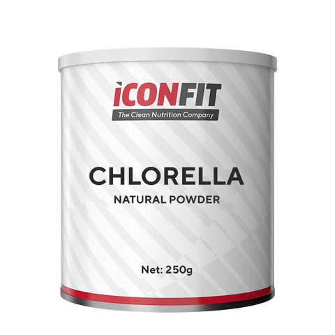 ICONFIT Chlorelės Milteliai – 250 g pakuotė sveikai mitybai