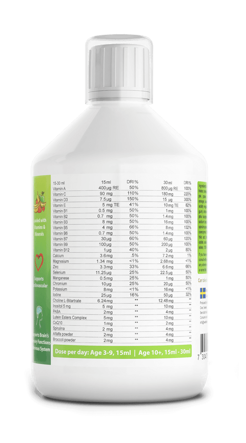 Super Kids skysti vitaminai vaikams, 500 ml butelis