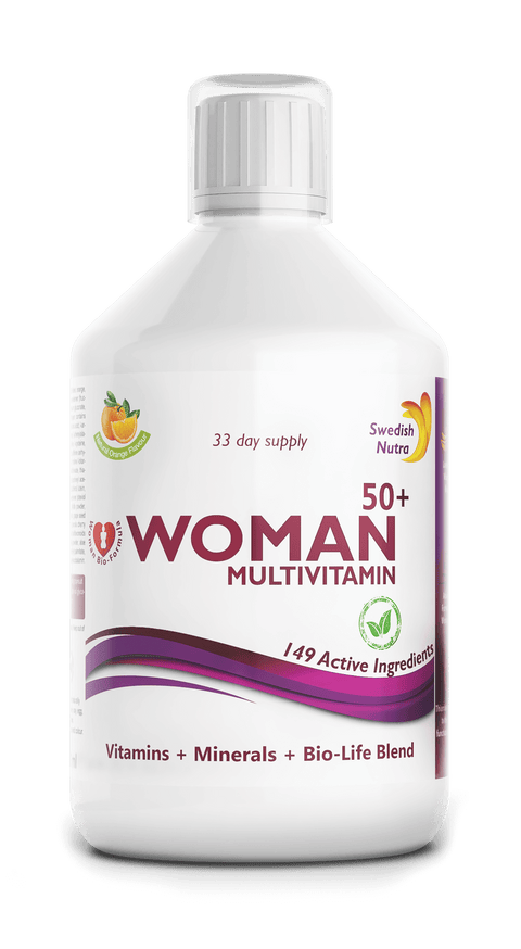 500 ml Multivitaminai Woman 50+ – sveikatai ir energijai