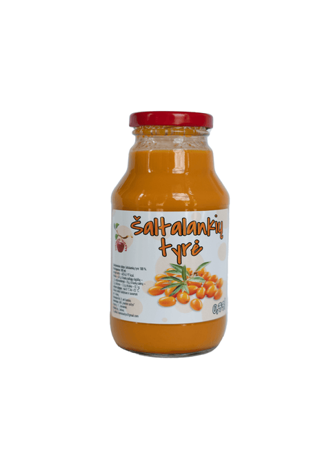 Šaltalankių tyrė - natūralus ir vitaminų kupinas produktas