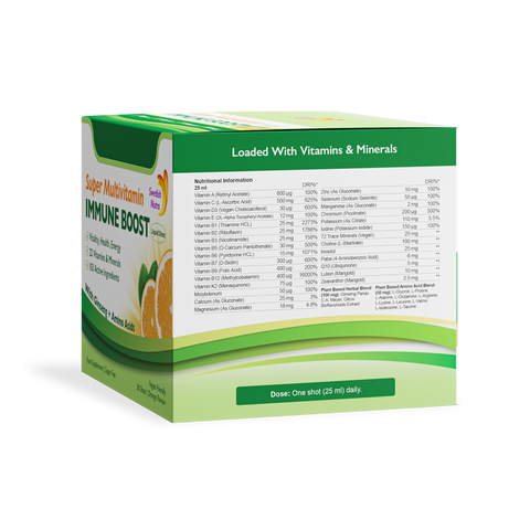 Swedish Nutra Super Multivitamin Immune Boost Shot