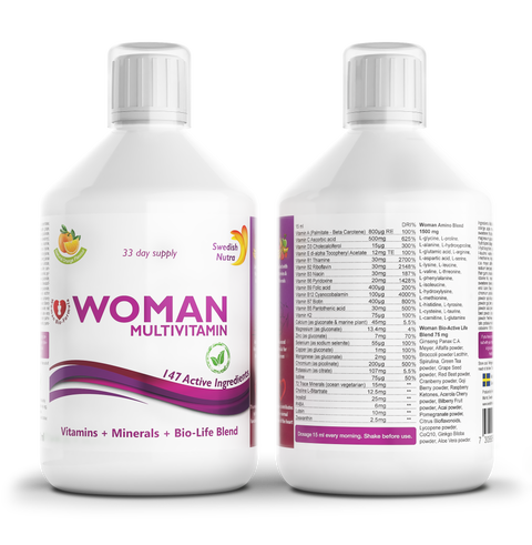 Swedish Nutra Multivitaminai moterims