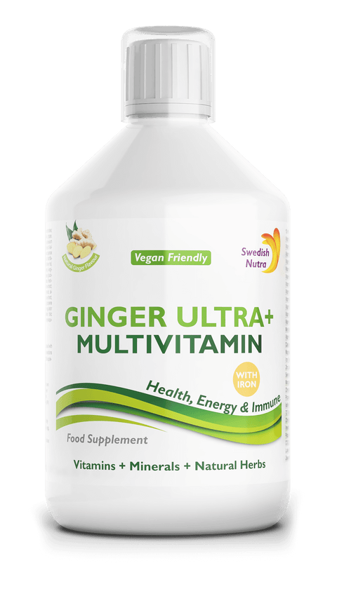 Swedish Nutra „Ginger Ultra+“ – vitaminų kompleksas 500 ml