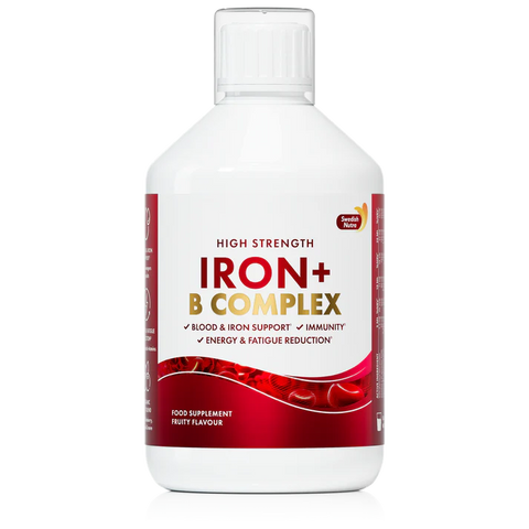 Swedish Nutra geležies papildai „Liquid Iron“, 500 ml