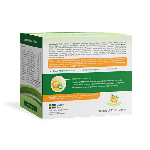 Swedish Nutra Super Multivitamin Immune Boost Shot