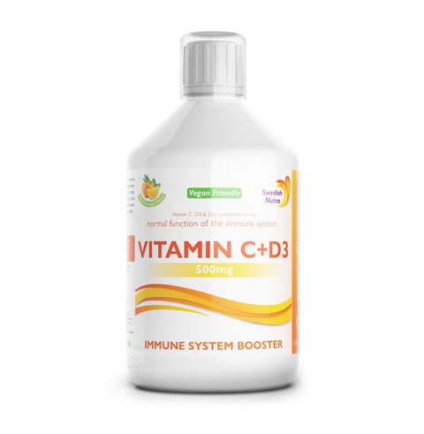 Swedish Nutra Vitaminai C + D3