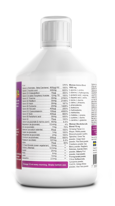 Swedish Nutra Multivitaminai moterims