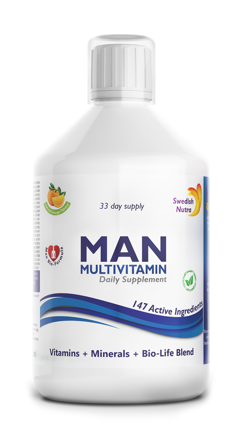 Swedish Nutra multivitaminai vyrams