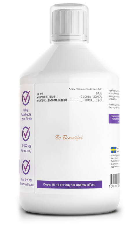 Swedish Nutra Biotinas, 500 ml.
