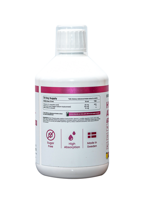 Swedish Nutra - Hyaluronic Acid, hialurono rūgštis, 500 ml